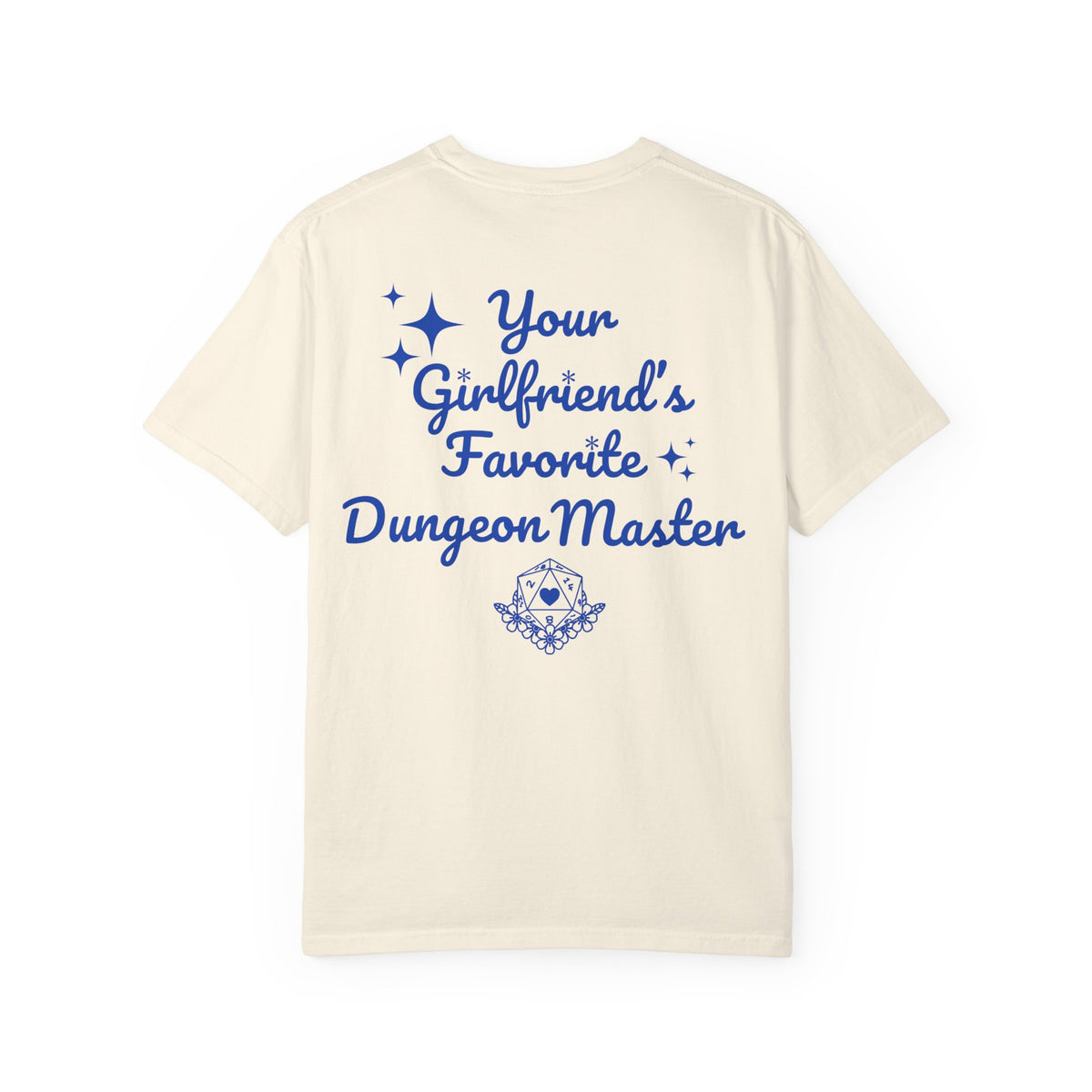 Your Girlfriend's Favorite Dungeon Master T-shirt | D20 dice design