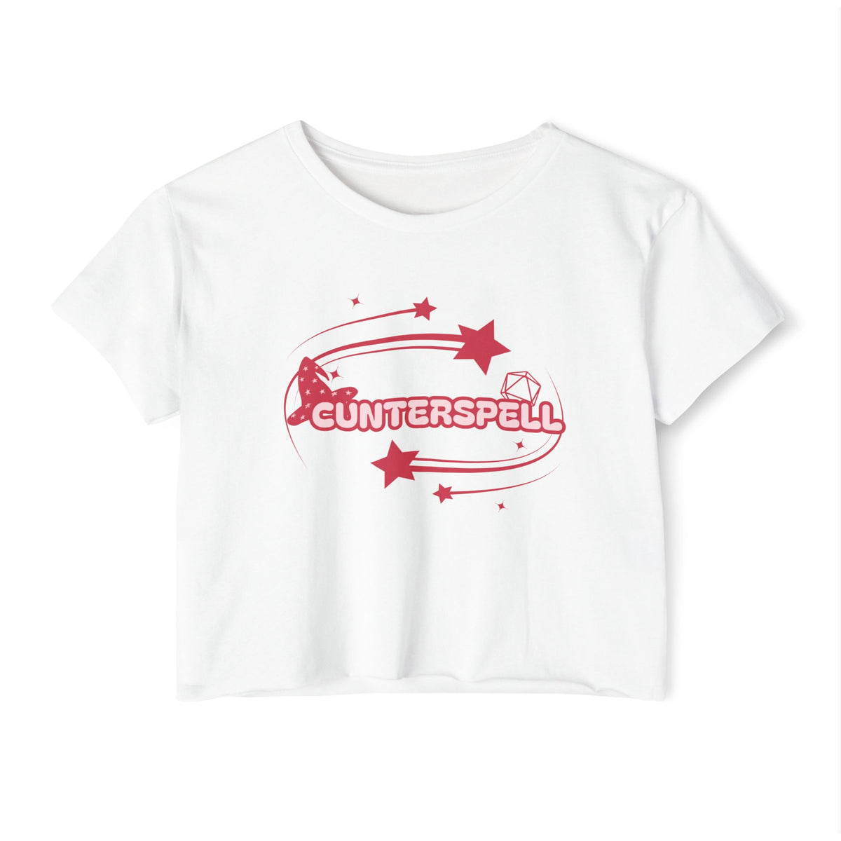 Cunterspell (Counterspell) | LOOSER FIT D&D inspired Y2k crop top