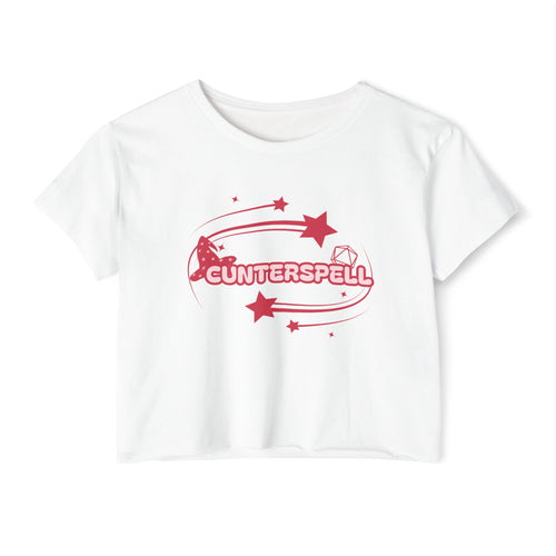 Cunterspell (Counterspell) | LOOSER FIT D&D inspired Y2k crop top