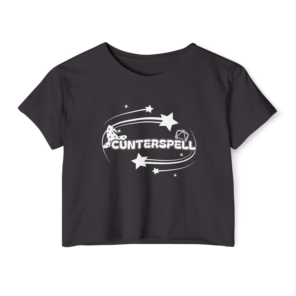 Cunterspell (Counterspell) | LOOSER FIT D&D inspired Y2k crop top
